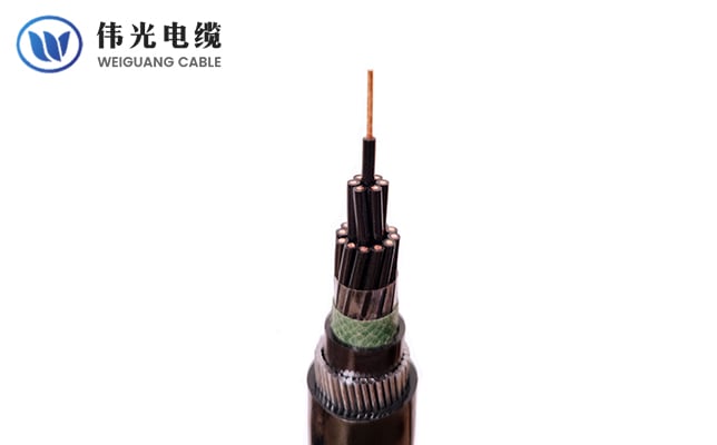 XLPE insulated steel wire armored control cable, 450/750V